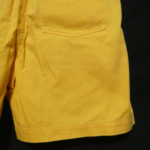 JONES NEW YORK SPORT | size 10 | Yellow Casual Shorts | 100% Cotton - Picture 14 of 16